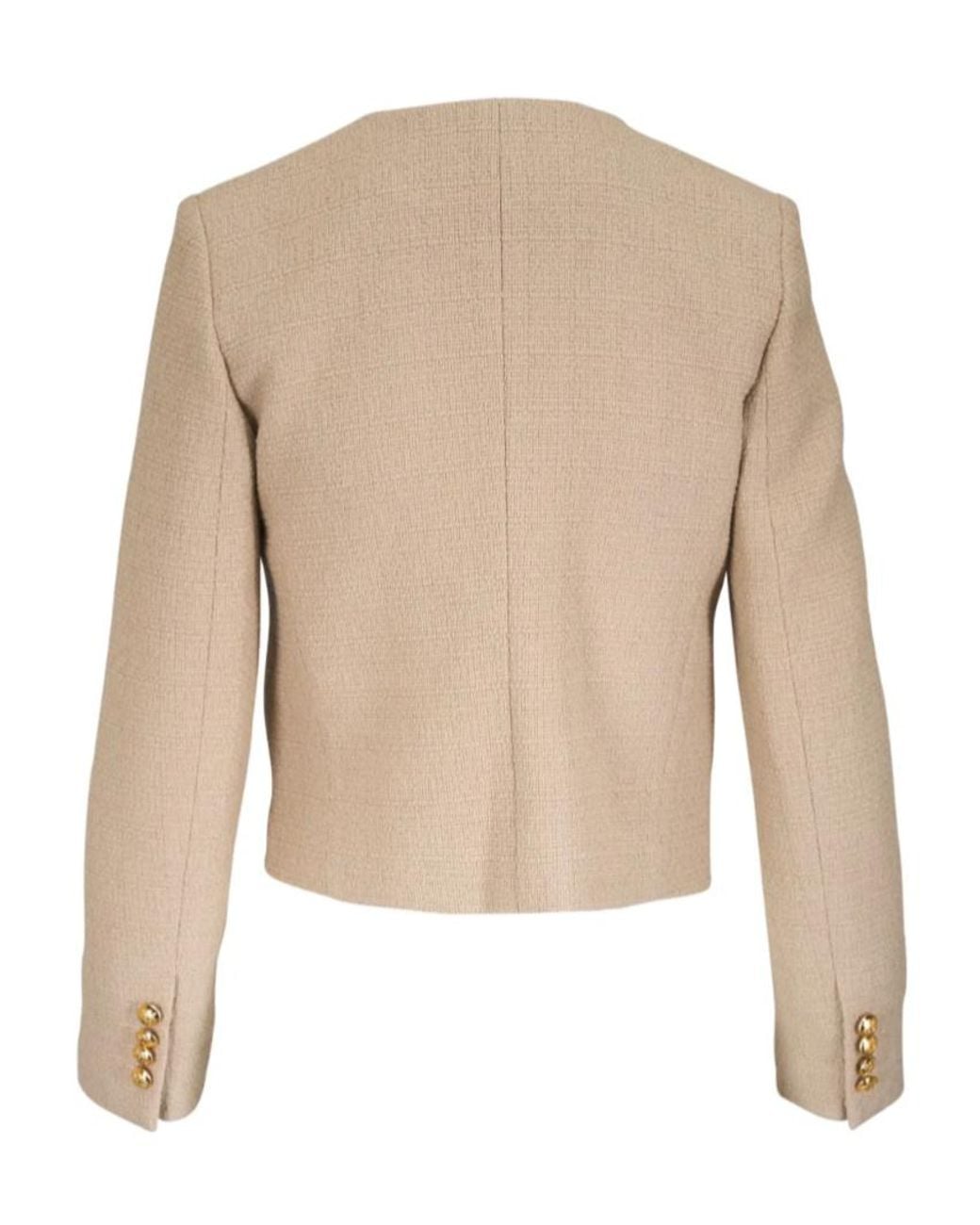 Nili Lotan Natural Tweed Jacket