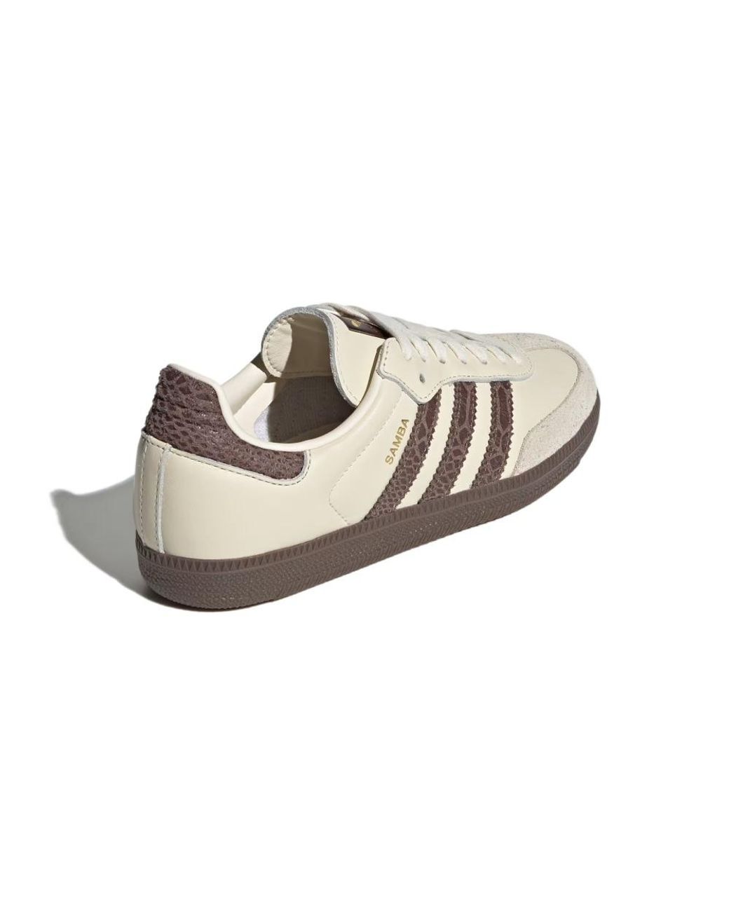 Adidas Originals Brown Samba Og Low-Top Sneakers