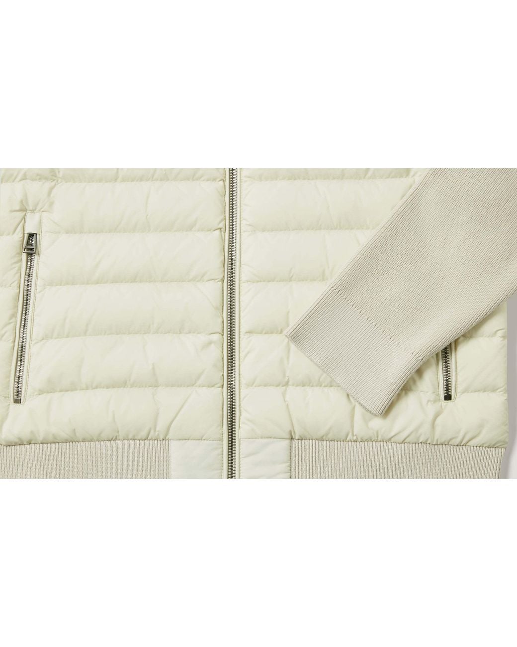 Belstaff Natural Quilted Down Jacket for men