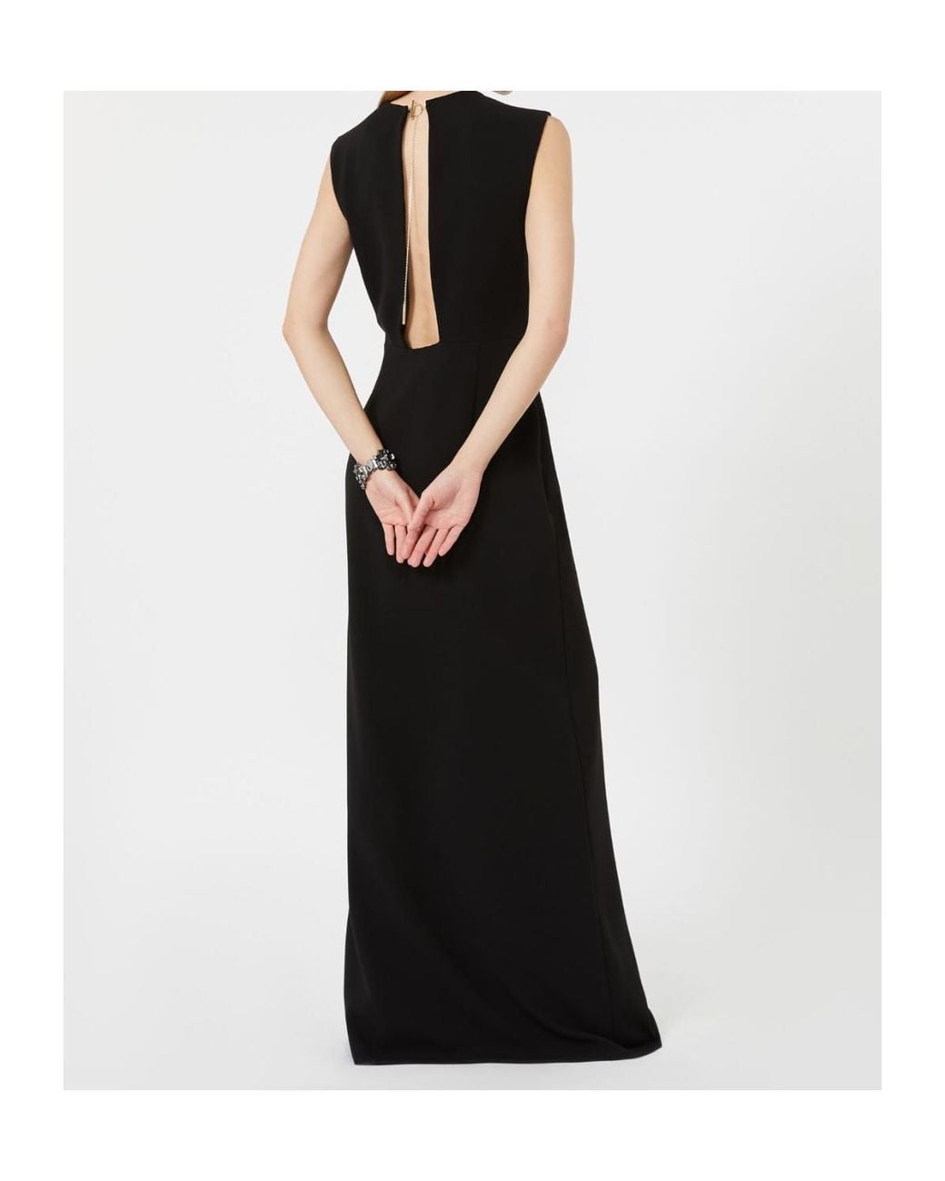 Max Mara Black Long Cady Dress