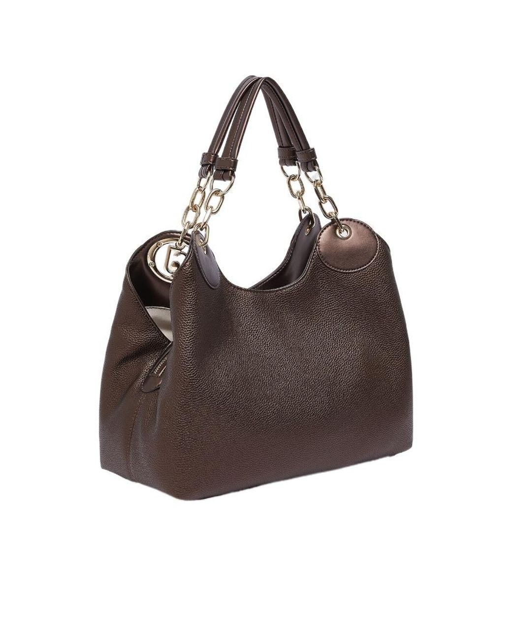 Liu Jo Brown Chain Handle Shoulder Bag