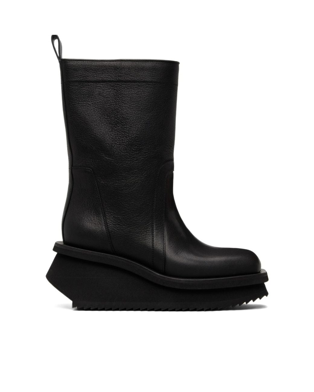 Rick Owens Back Pull-Out Boots in Black for Men | Lyst UK