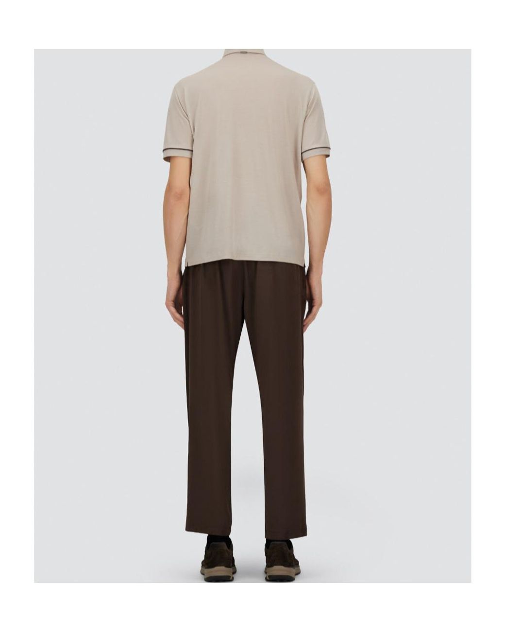 Herno White Resort Wool Polo Shirt for men