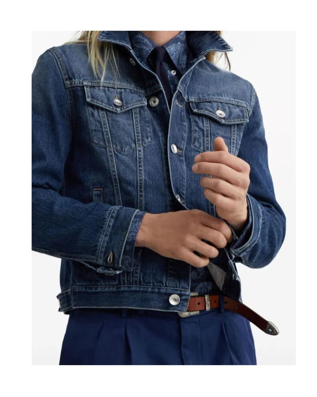 Brunello Cucinelli Blue Striped Wool Jacket for men