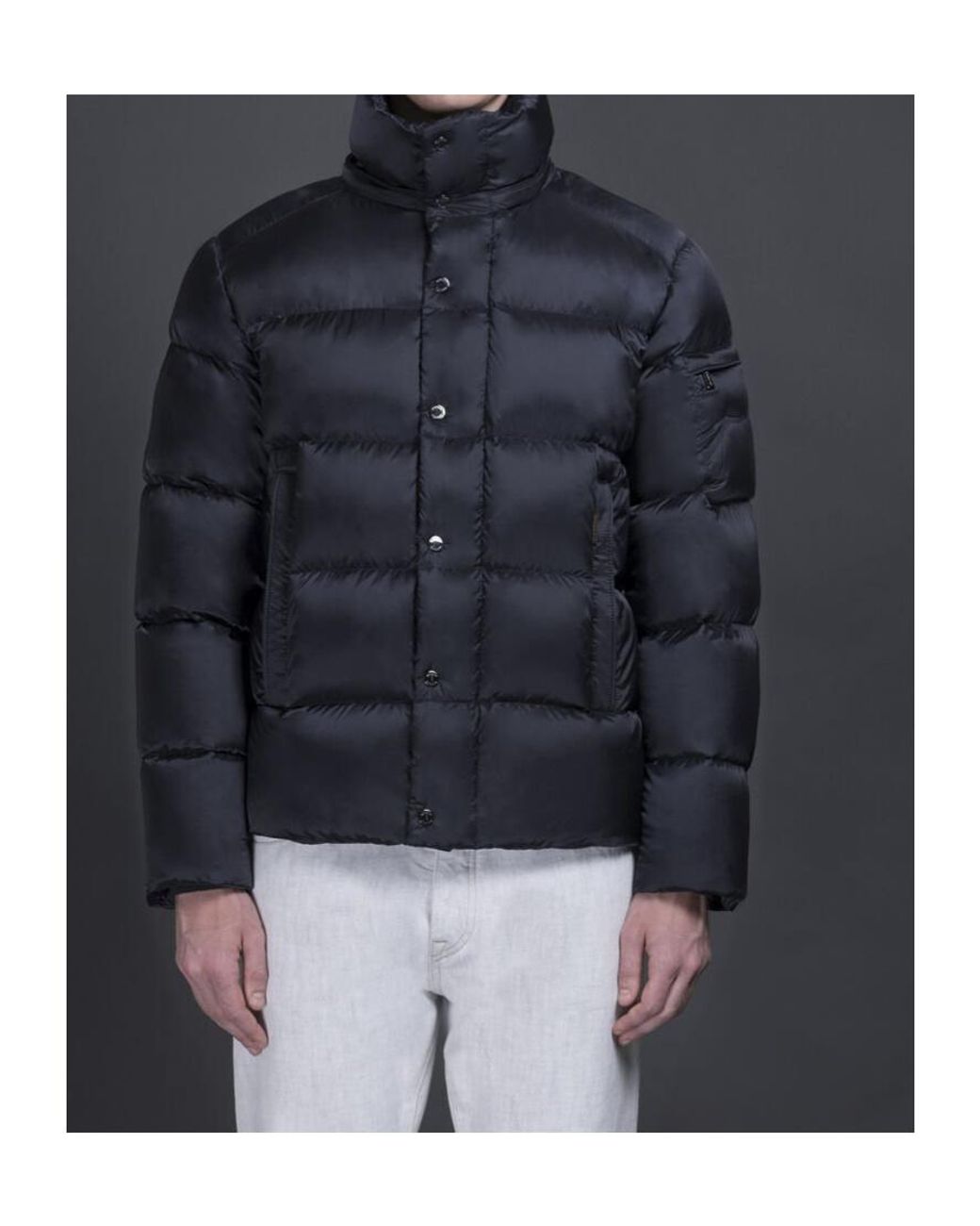 Moorer Blue Nadir-Sh Bomber Jacket for men