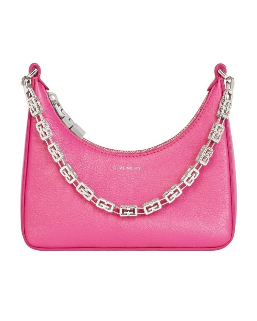 Givenchy Pink Mini Moon Cut-Out Crossbody Bag