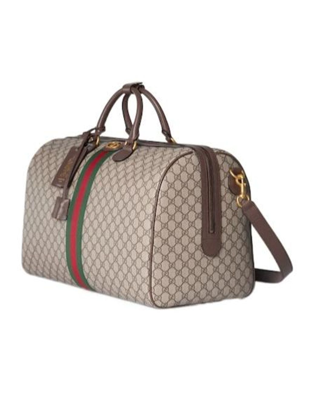 Gucci Brown Savoy Large Duffle Bag for men