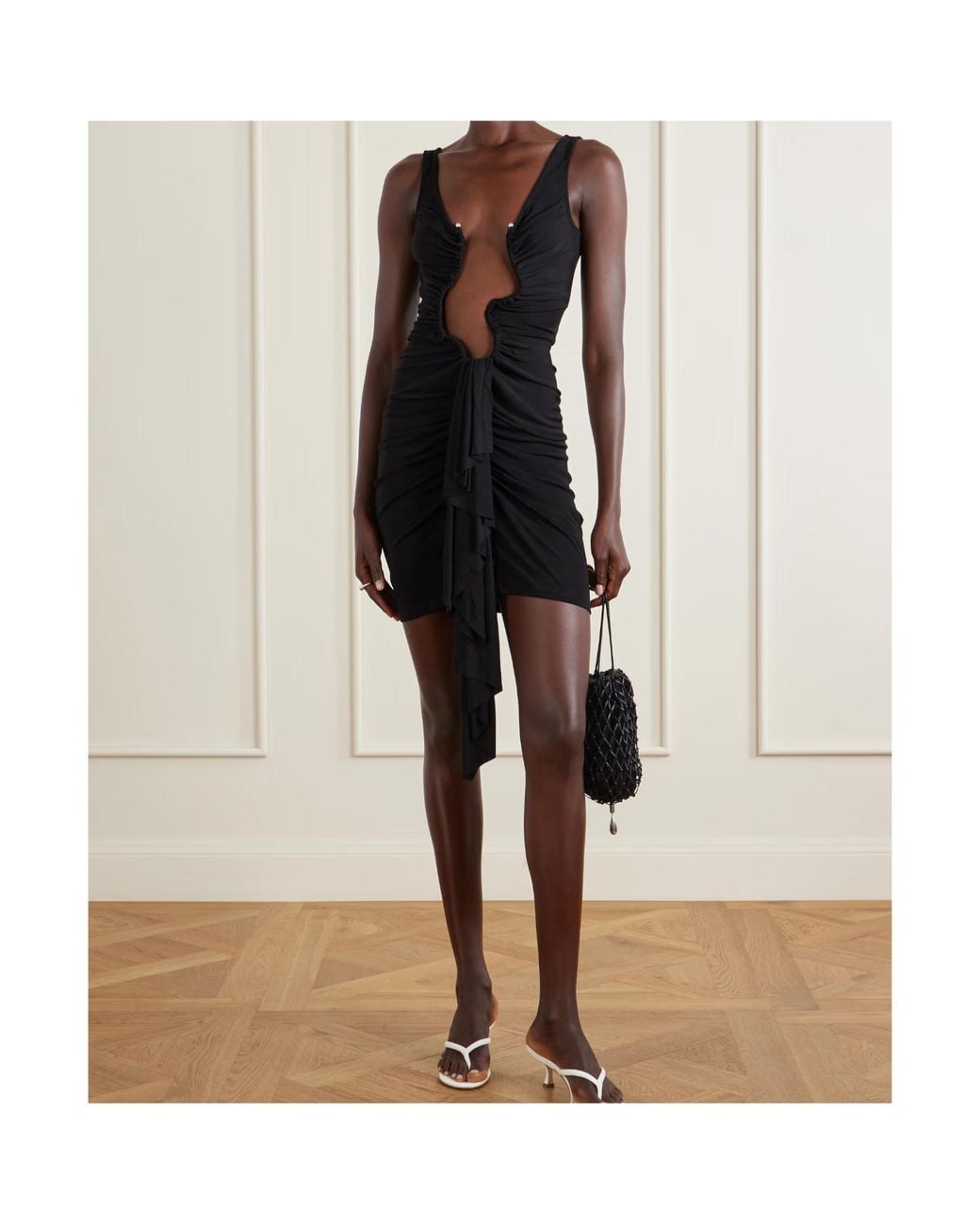 Christopher Esber Black Sleeveless Dress