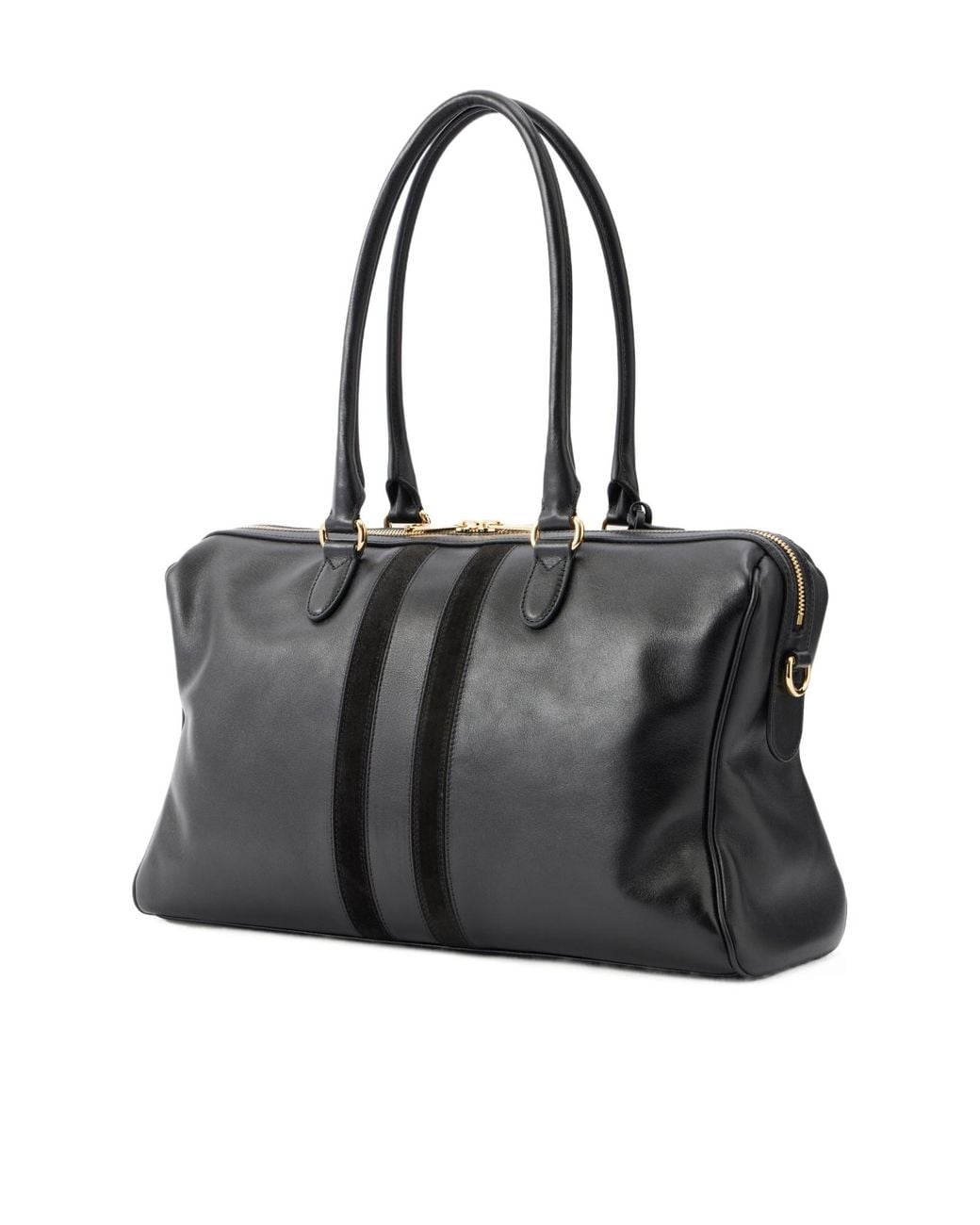 Gucci Black Borsetto Large Boston Bag