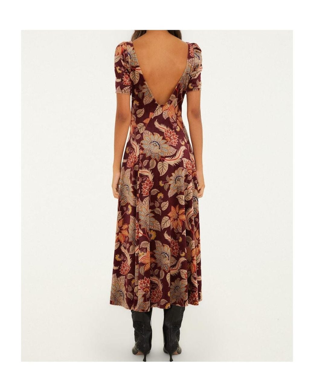 Farm Rio Red Floral Dress