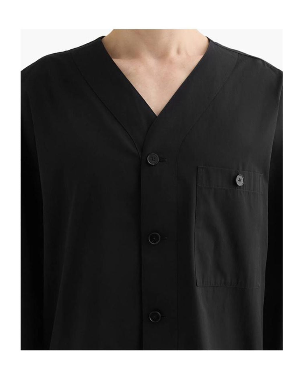 Jil Sander Black Button-Up Shirt for men