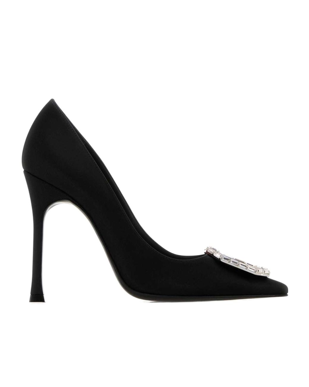 AMINA MUADDI Black Pointed High Heels