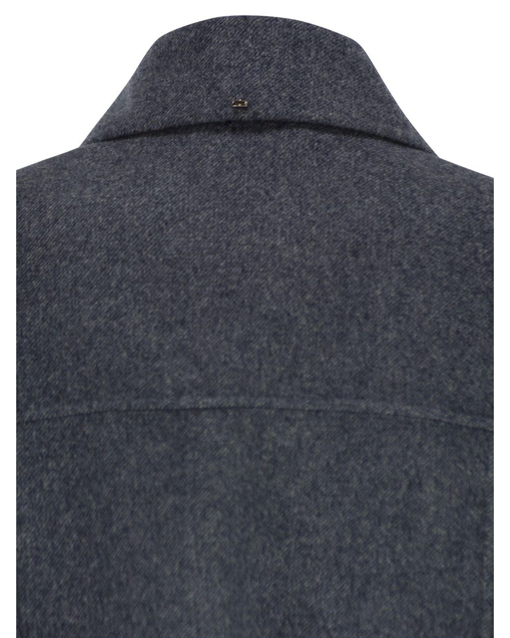 Sportmax Blue Celso Button-Up Jacket