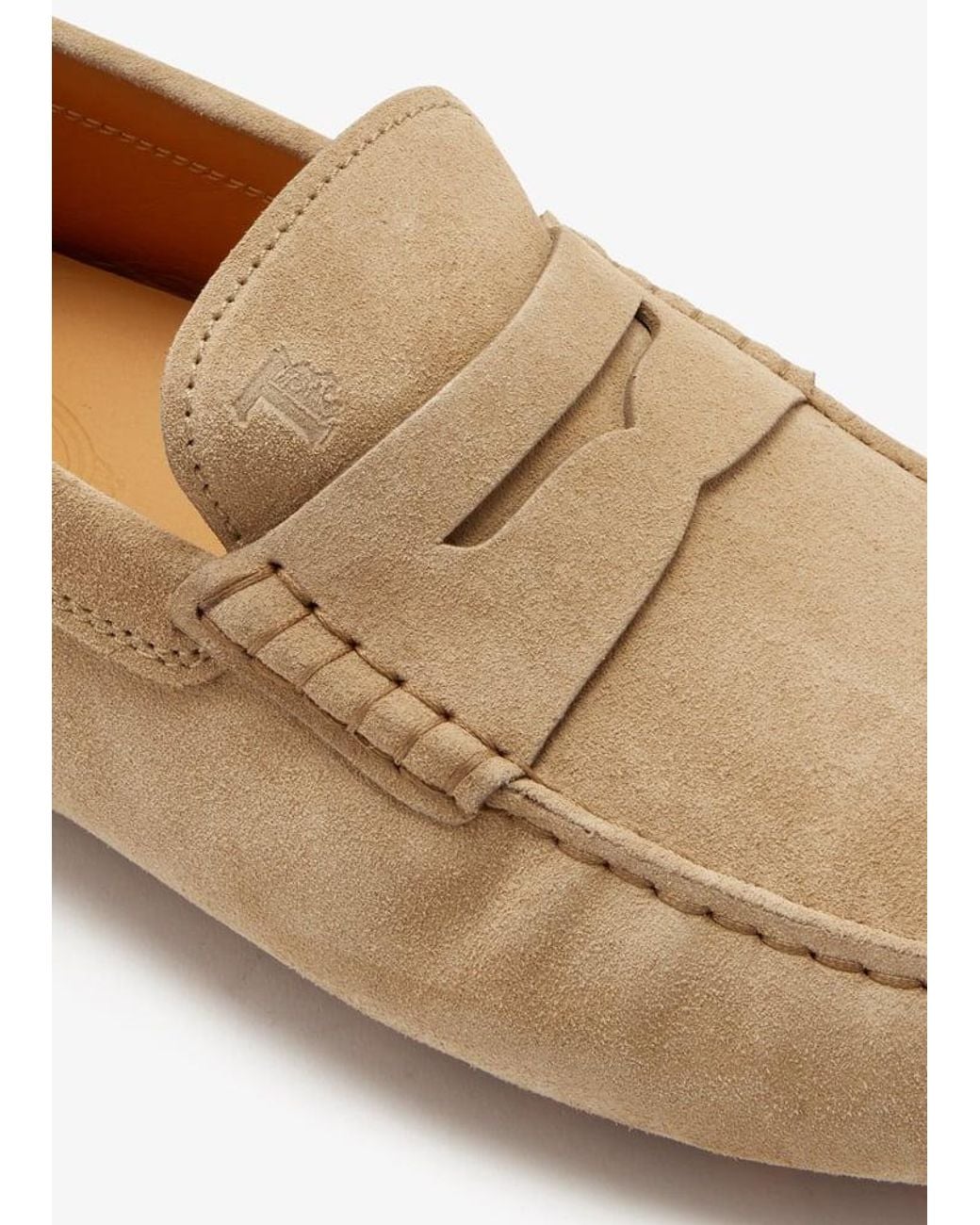 Tod's Brown Gommino Slip-On Loafers for men