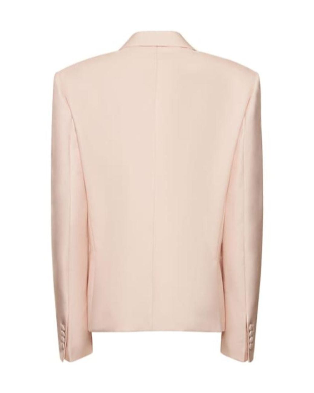 Magda Butrym Pink Single-Breasted Blazer
