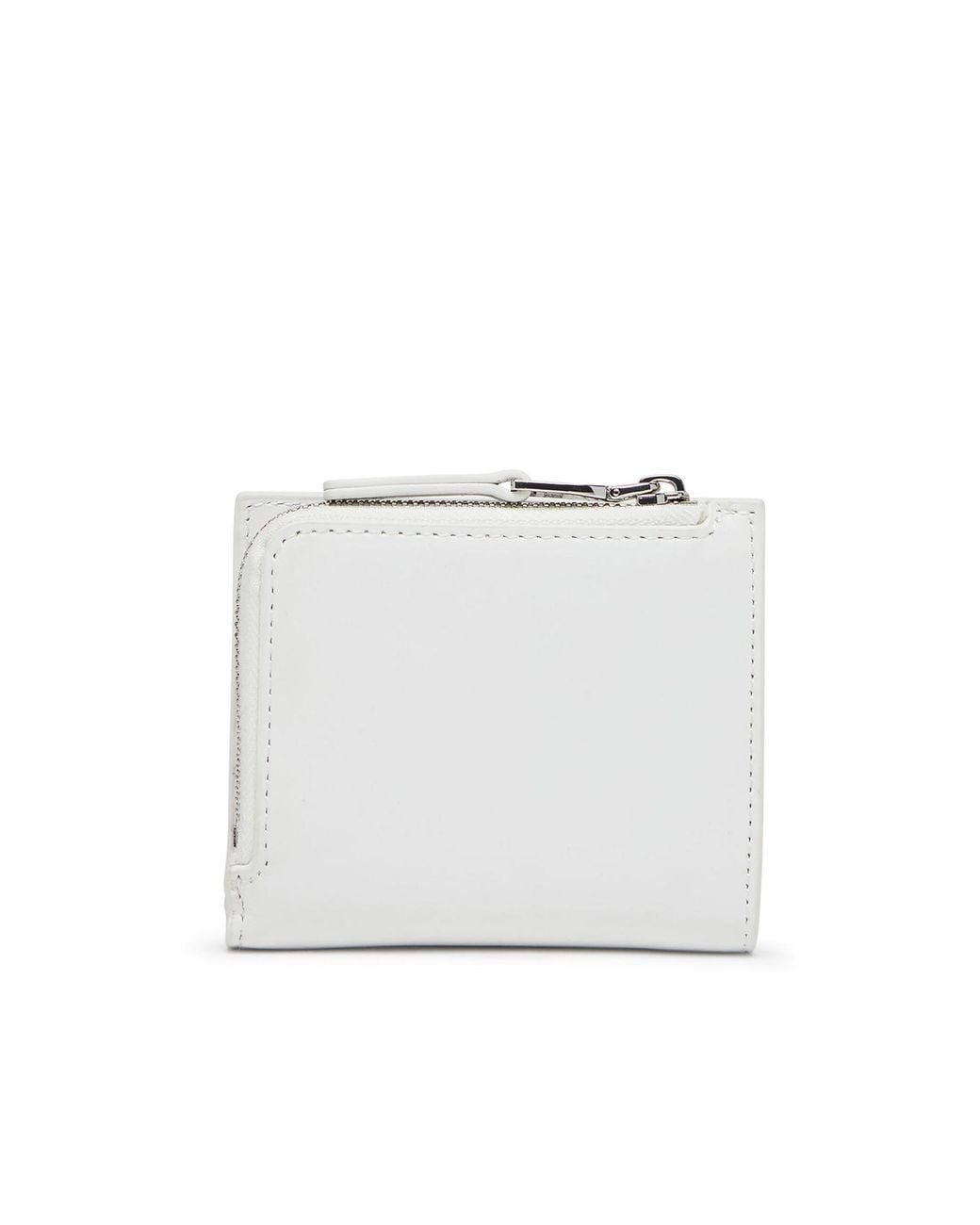 DIESEL White 1Dr Logo-Embellished Wallet