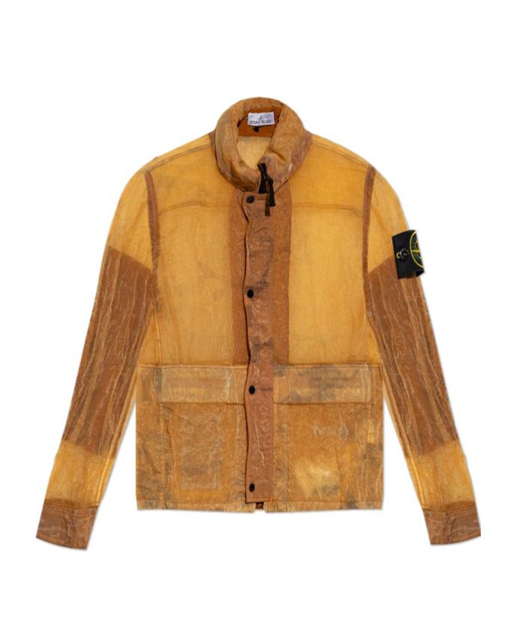 Stone Island Multicolor Logo Patch Long Sleeved Jacket for men