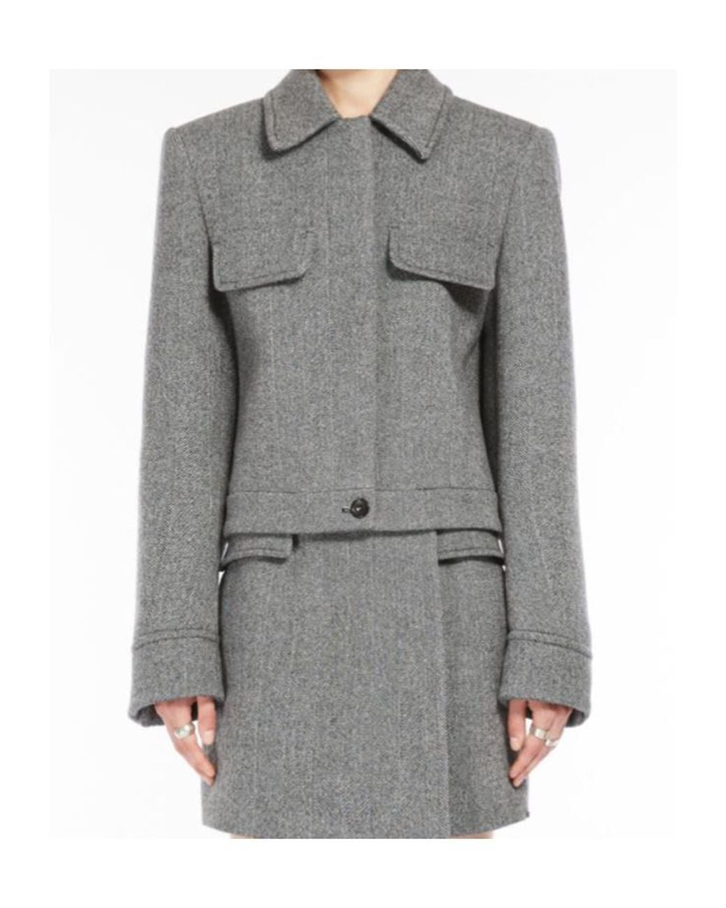 Sportmax Gray Francia Jacket