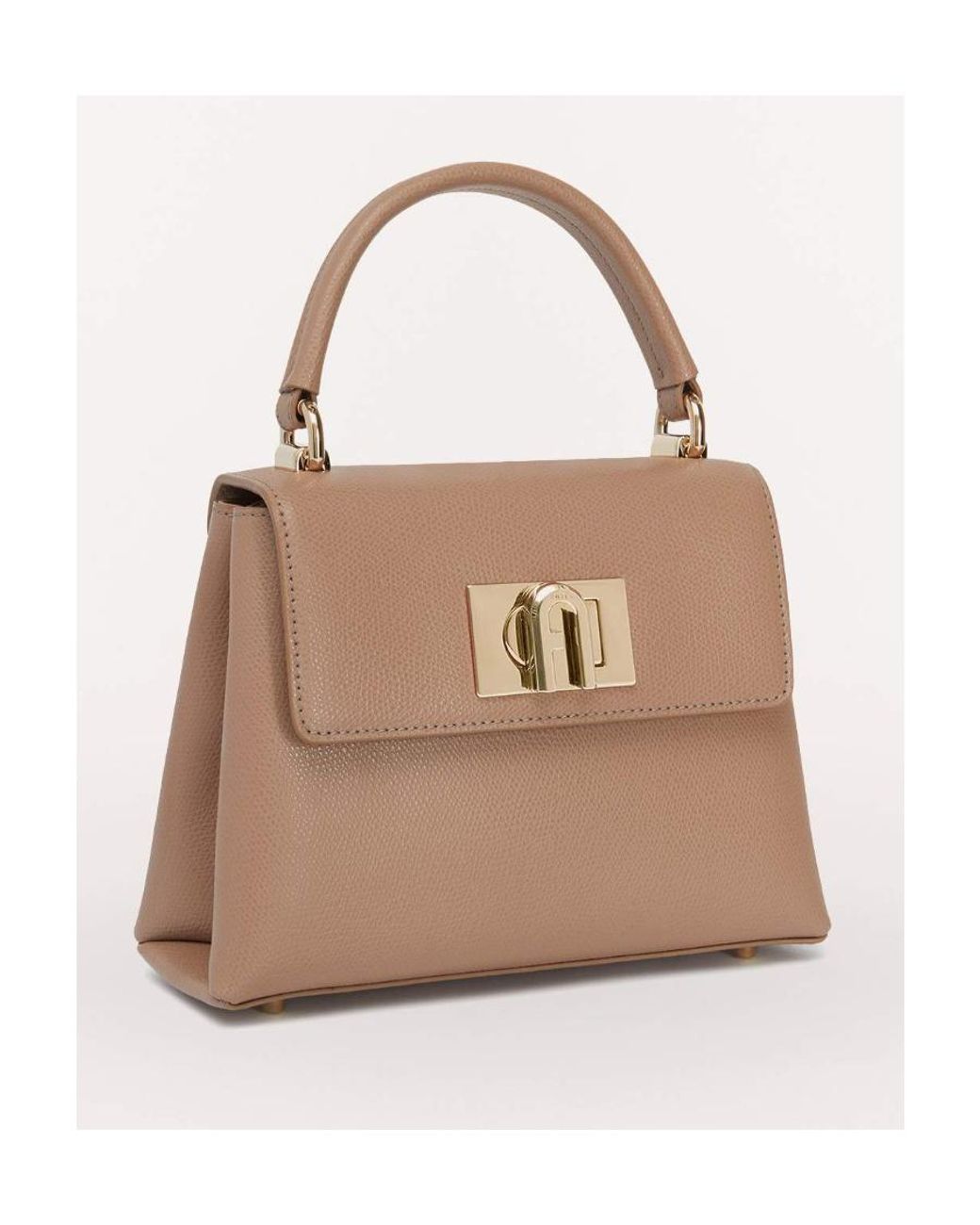 Furla Natural Leather Tote Bag