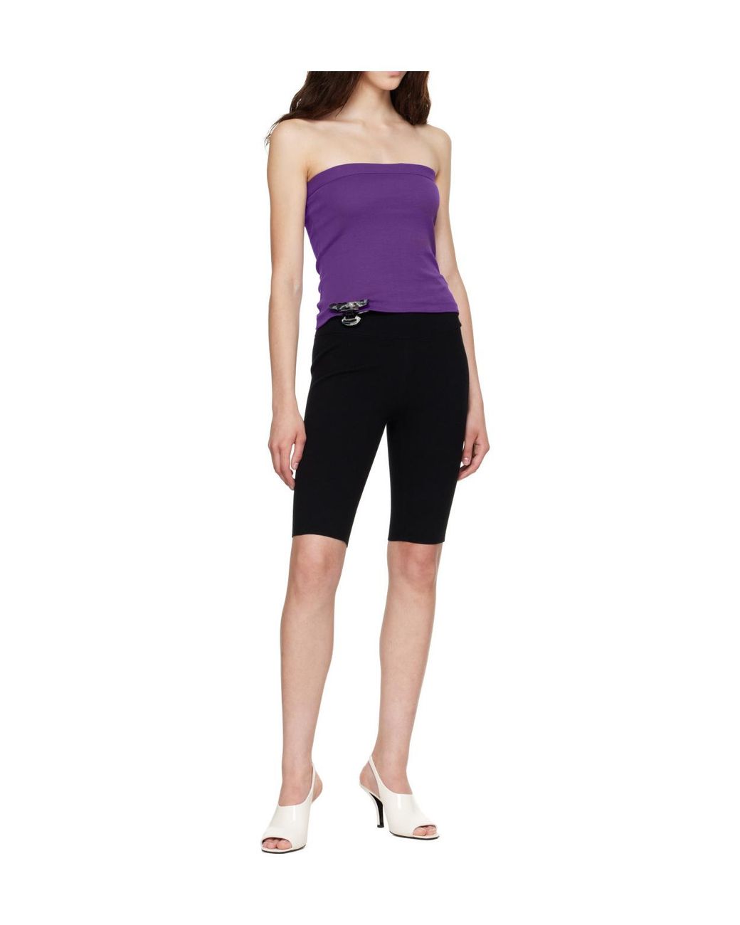 Flore Flore Purple Bes Tube Top