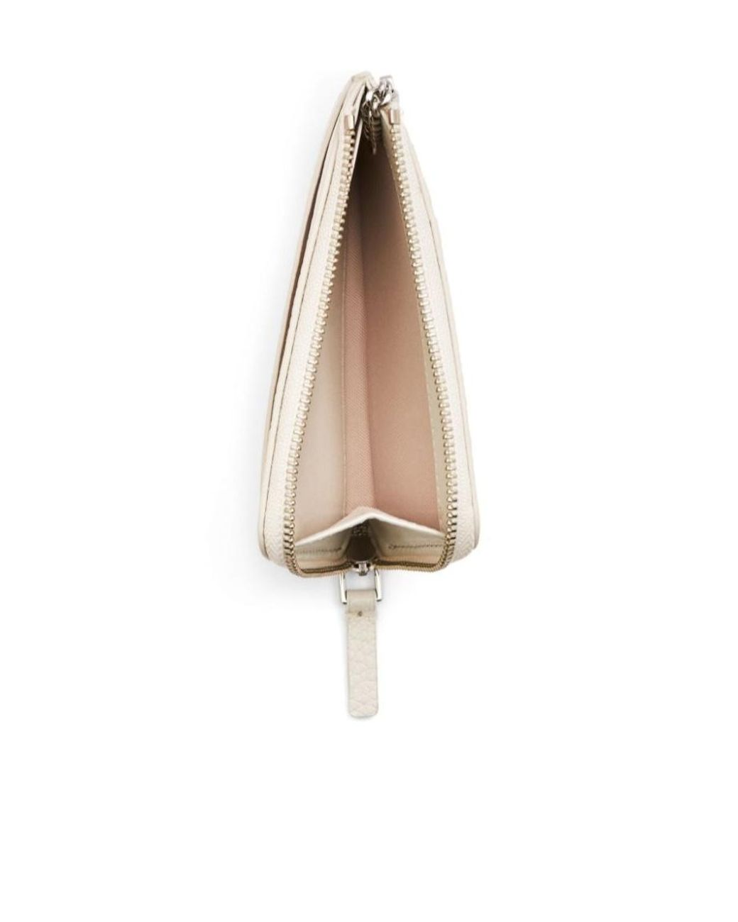 Marc Jacobs White マーク ジェイコブス レザー トップ ジップ ウォレット