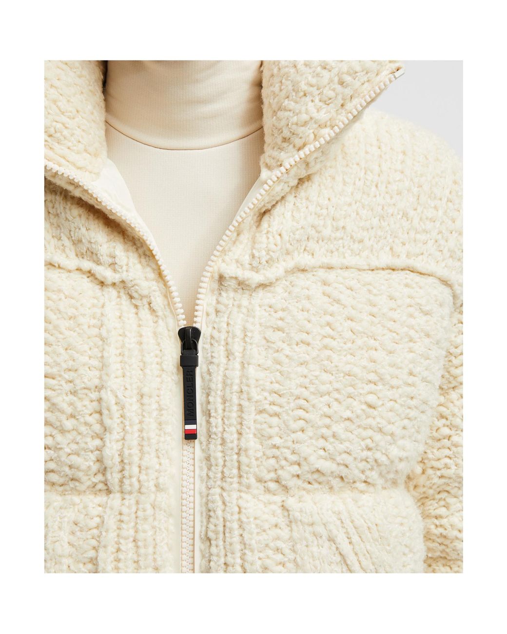 Moncler Natural Grenoble Serfaus Short Down Jacket