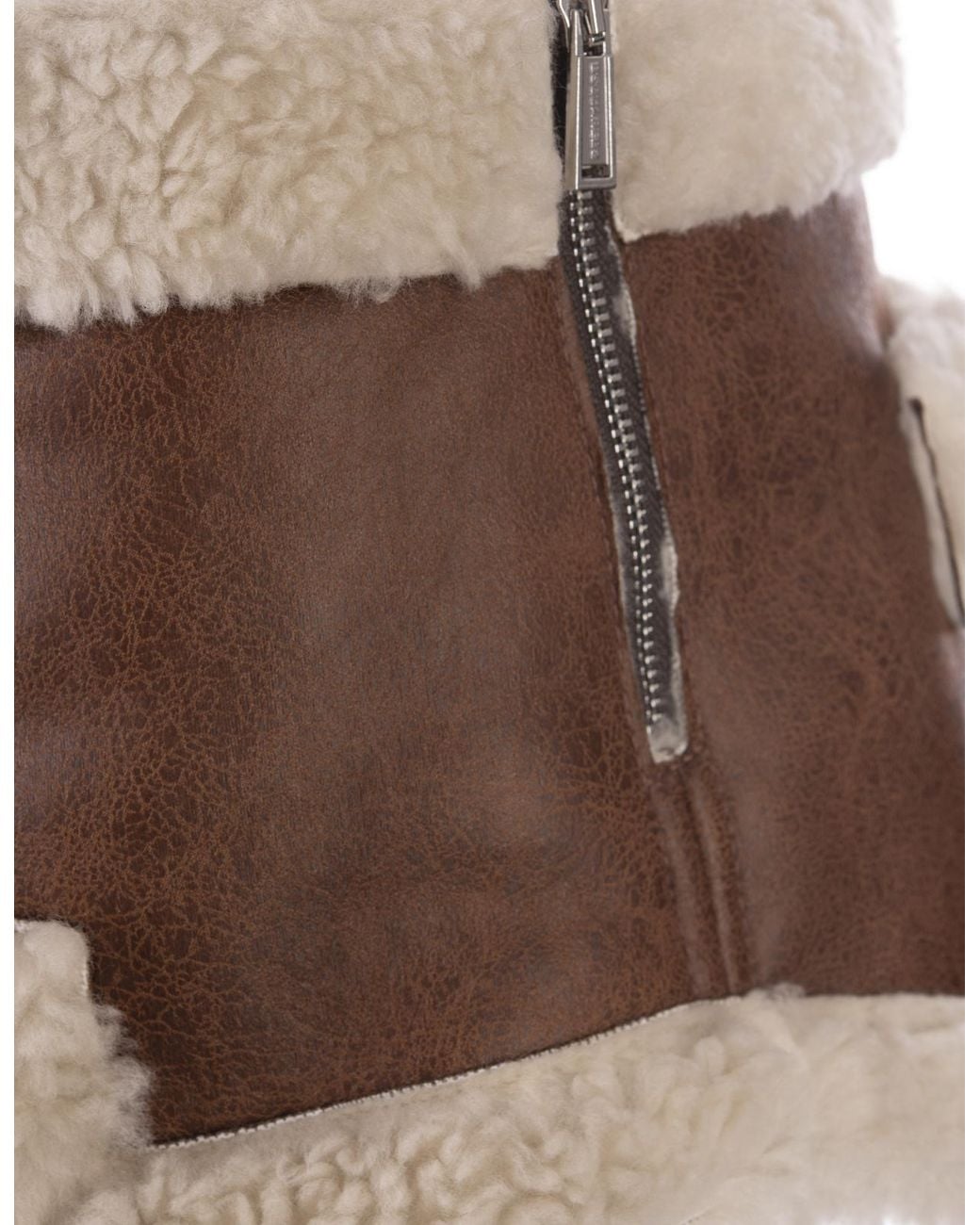 DSquared² Brown Side-Zip Shorts