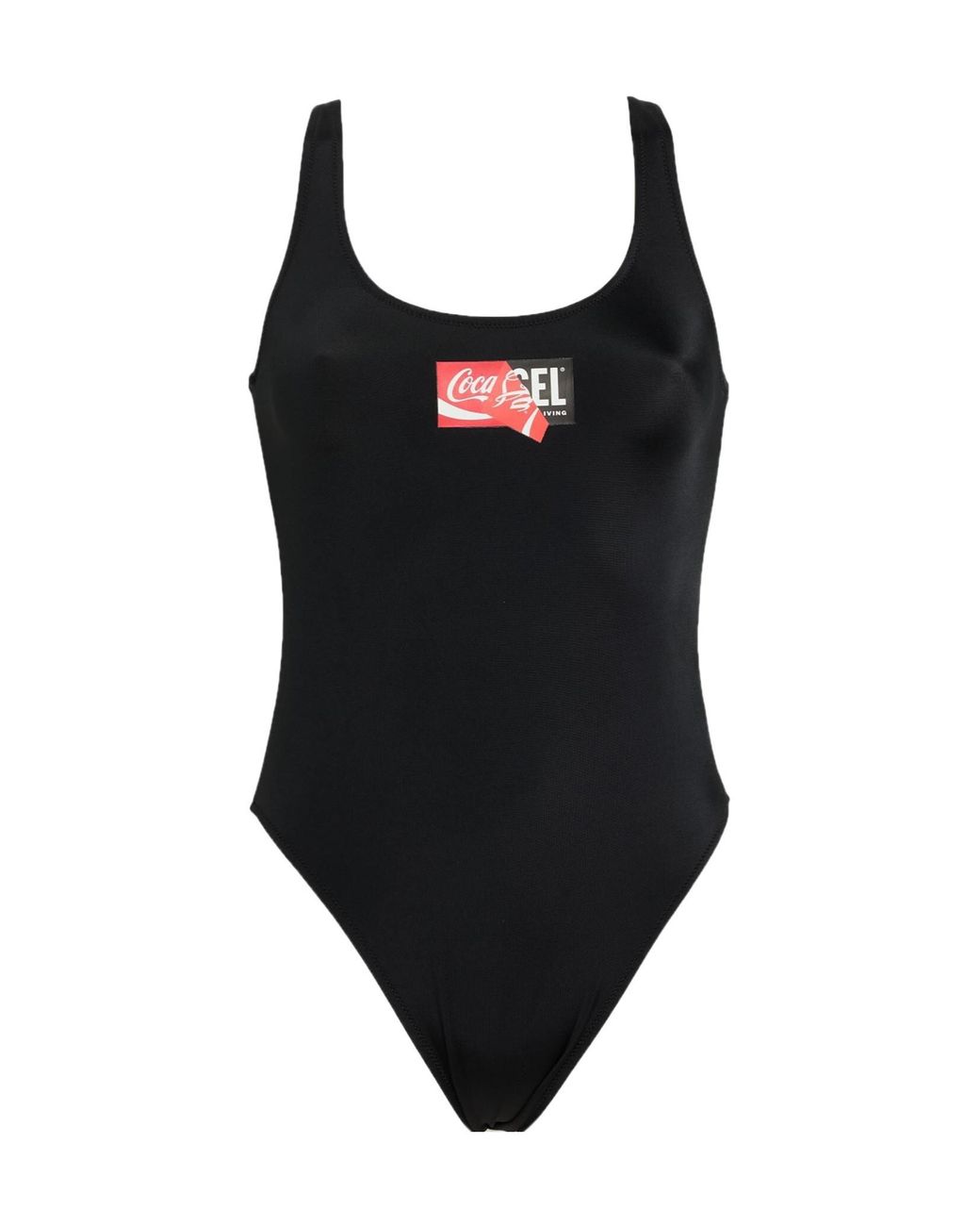 DIESEL Black Printed Swimsuit
