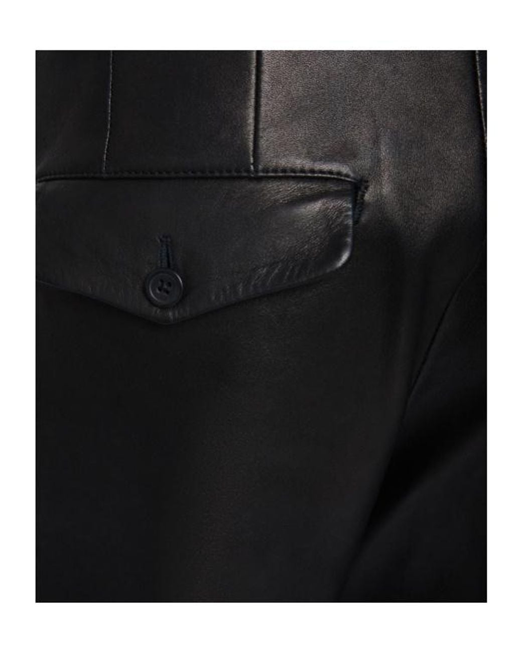 Ann Demeulemeester Gray Shania Midrise Leather Skinny Pants