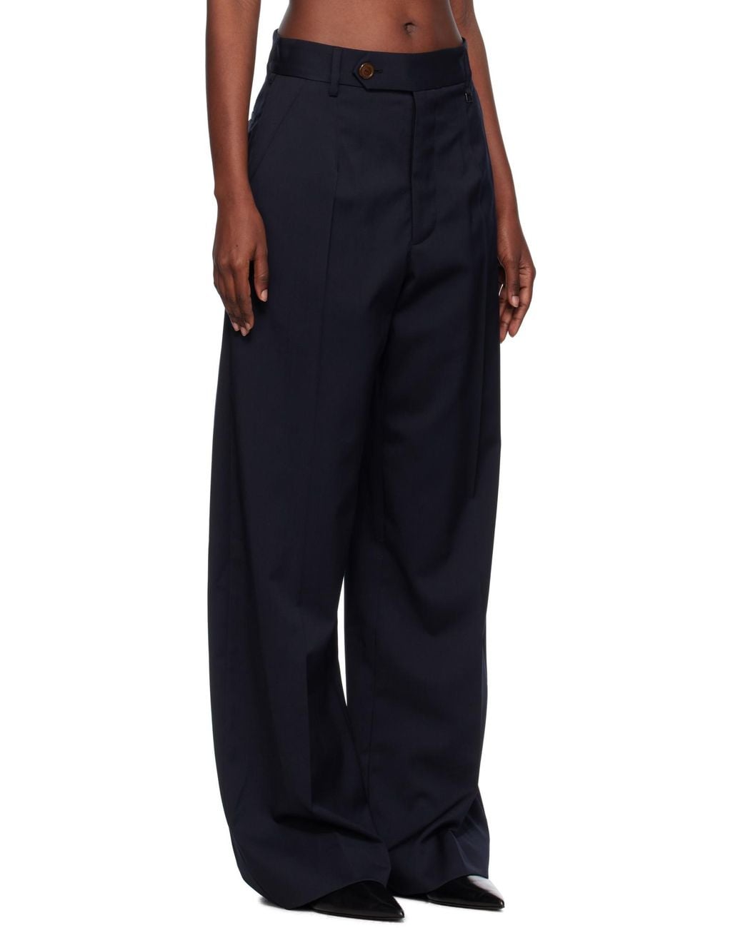 Vivienne Westwood Blue Straight Leg Pants