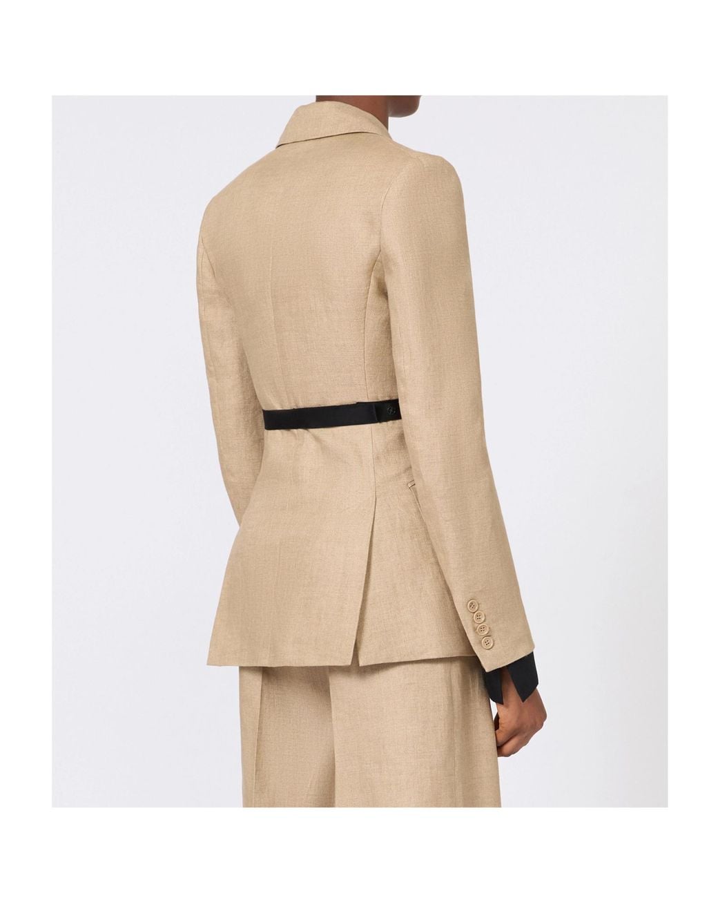 Max Mara Natural Fionda Tailored Blazer