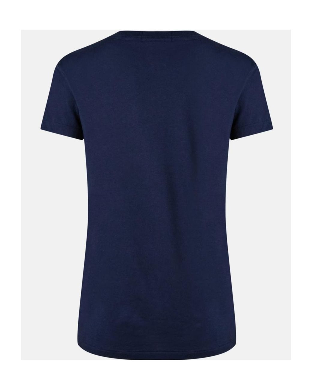 Polo Ralph Lauren Blue Logo V-Neck T-Shirt