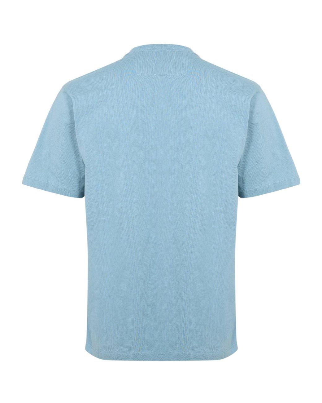 C P Company Blue Logo Crew-Neck T-Shirt for men