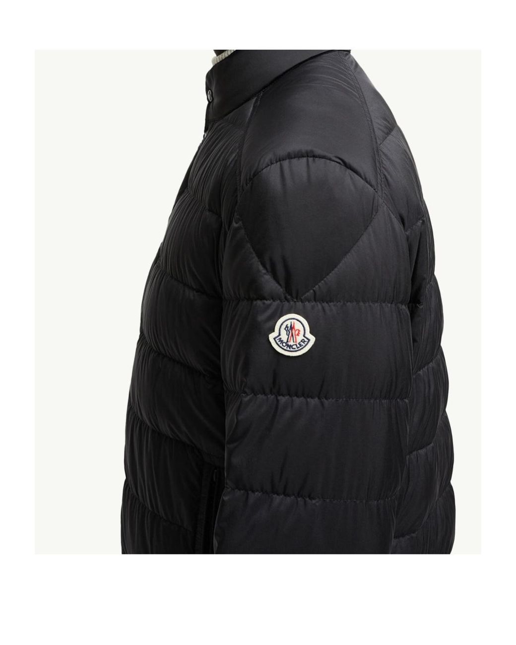 Moncler Black Selves Short Padded Jacket for men