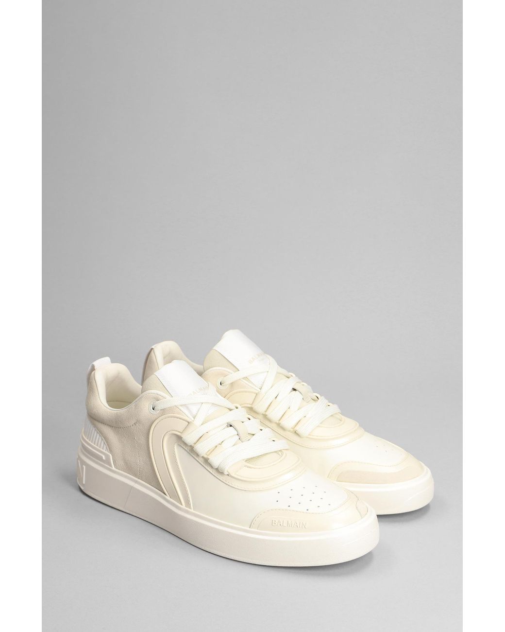 Balmain Natural B Skate Sneakers for men