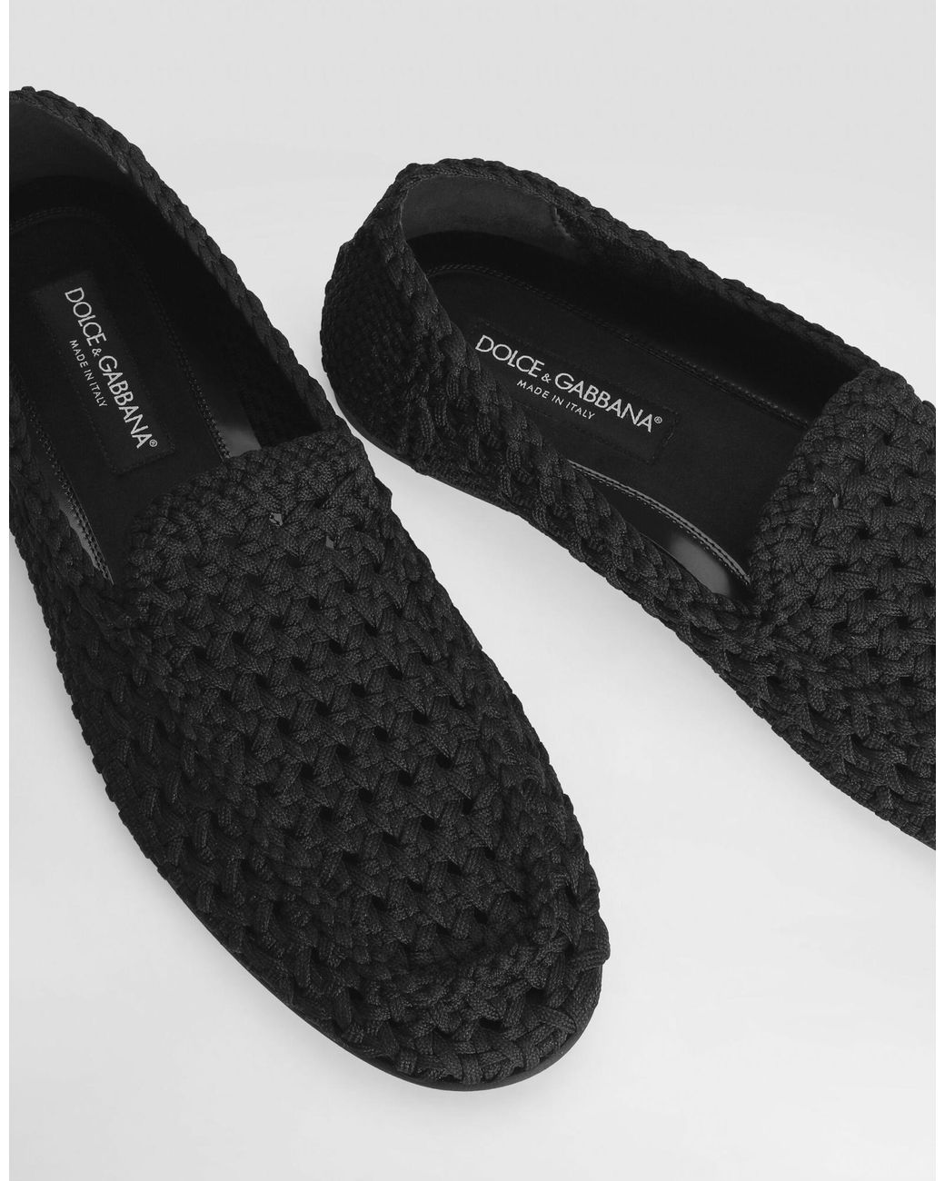 Dolce & Gabbana Black Slippers for men