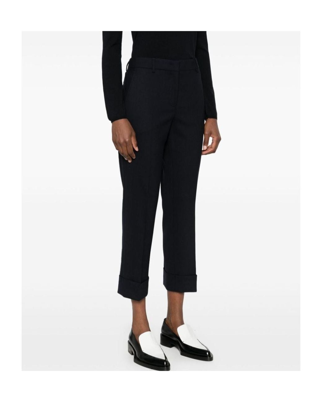 Incotex Blue Cropped Trousers