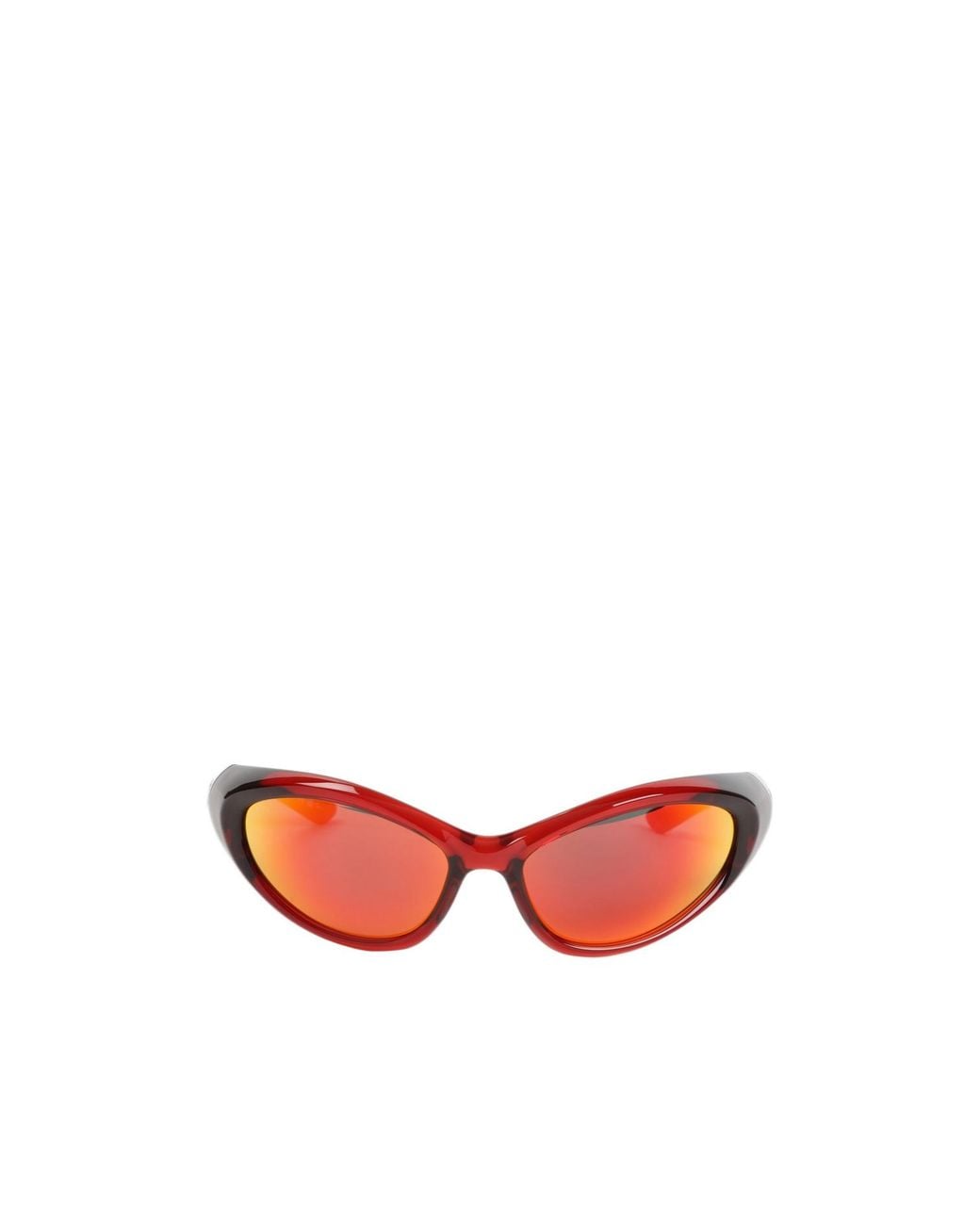 Balenciaga Red Eyewear Cat-Eye Sunglasses for men