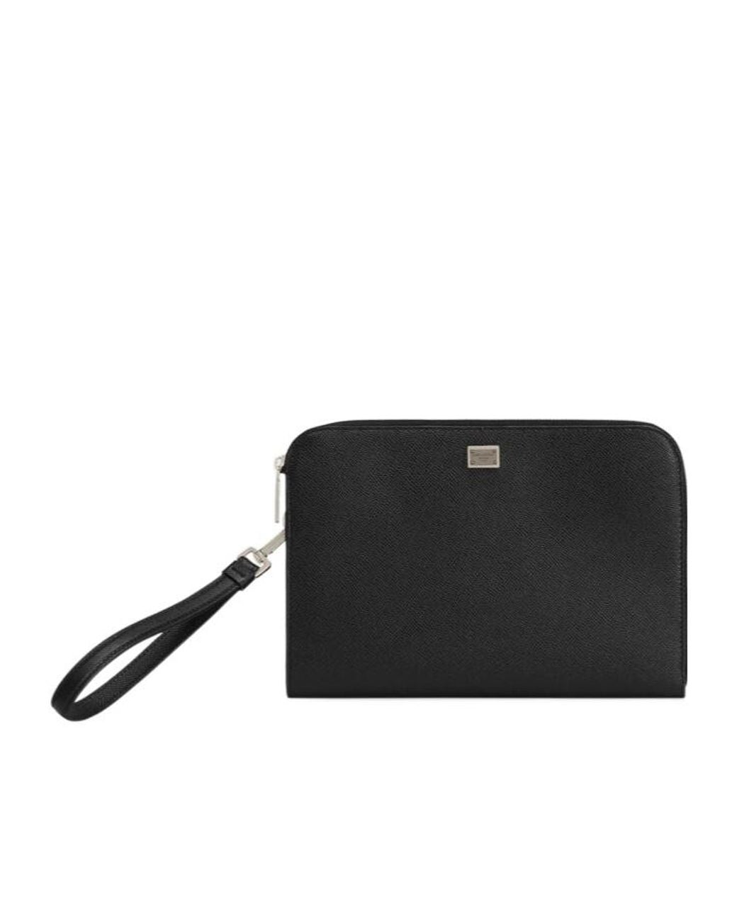 Dolce & Gabbana Black Alpine Sicily Clutch Bag for men