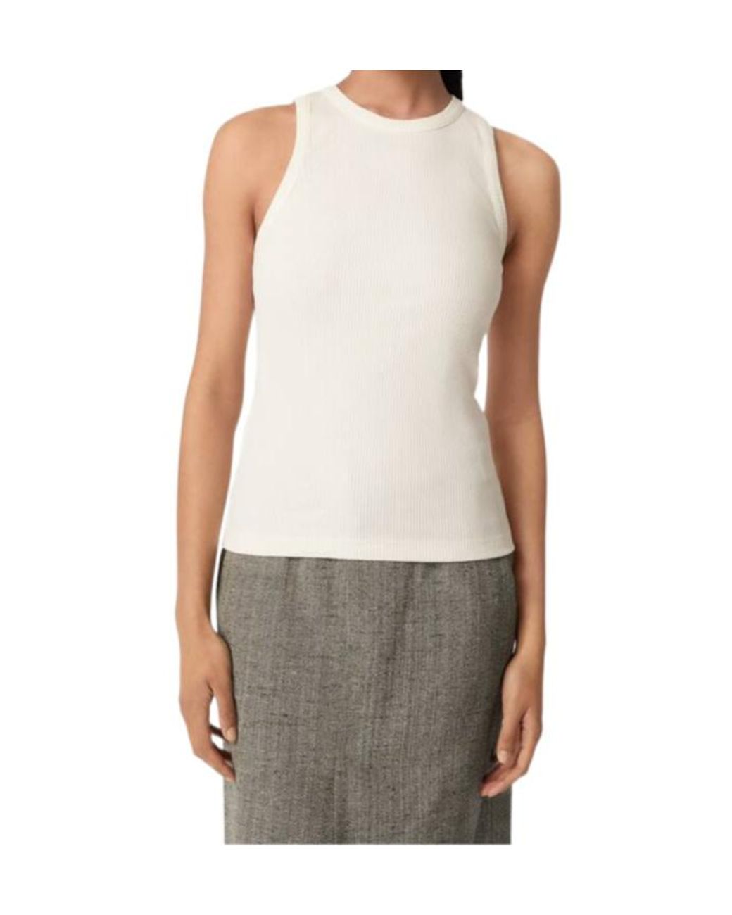 Bottega Veneta Multicolor Cotton Rib Jersey Tank Top