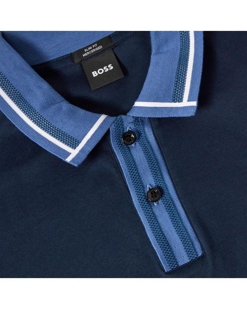 Boss Blue Short Sleeve T-Shirt for men
