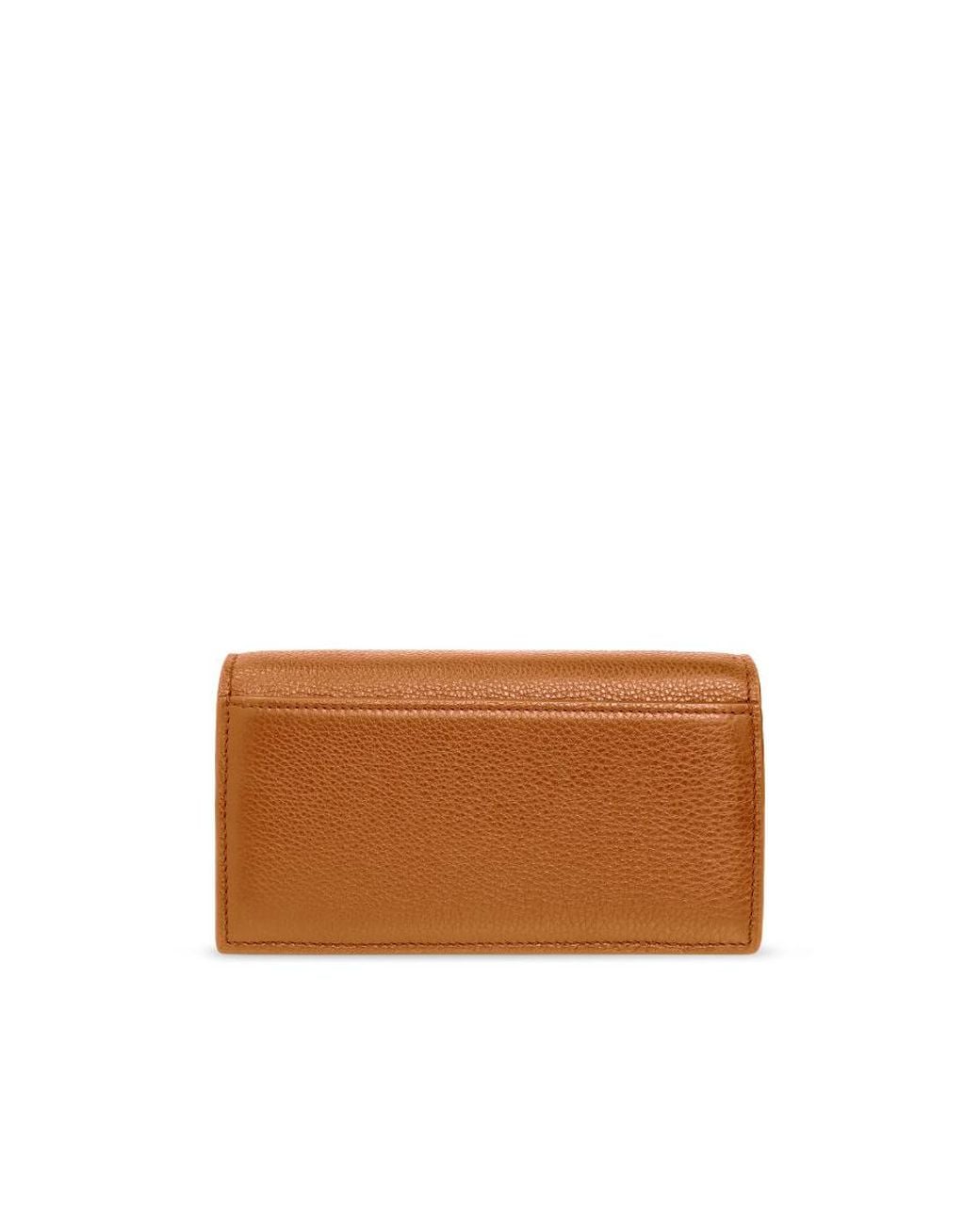 Tory Burch Brown Logo-Plaque Leather Satchel Bag