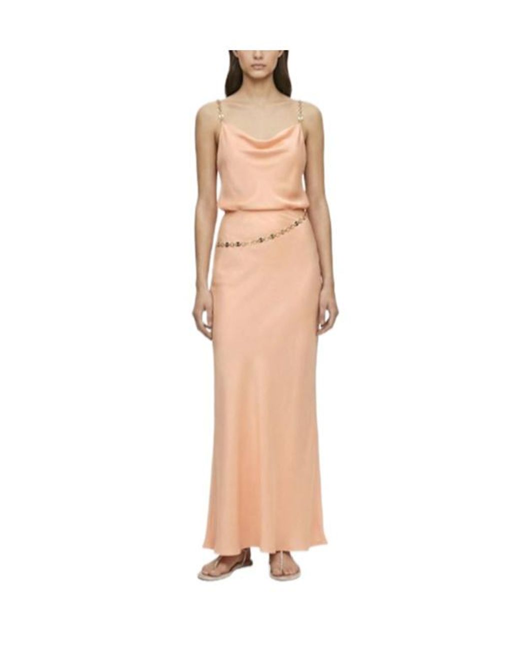 Rabanne Pink Double Satin Tank Top