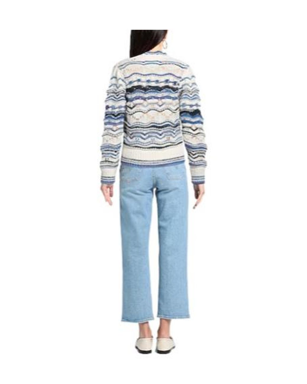 Isabel Marant Blue Knitted Crew Neck Top