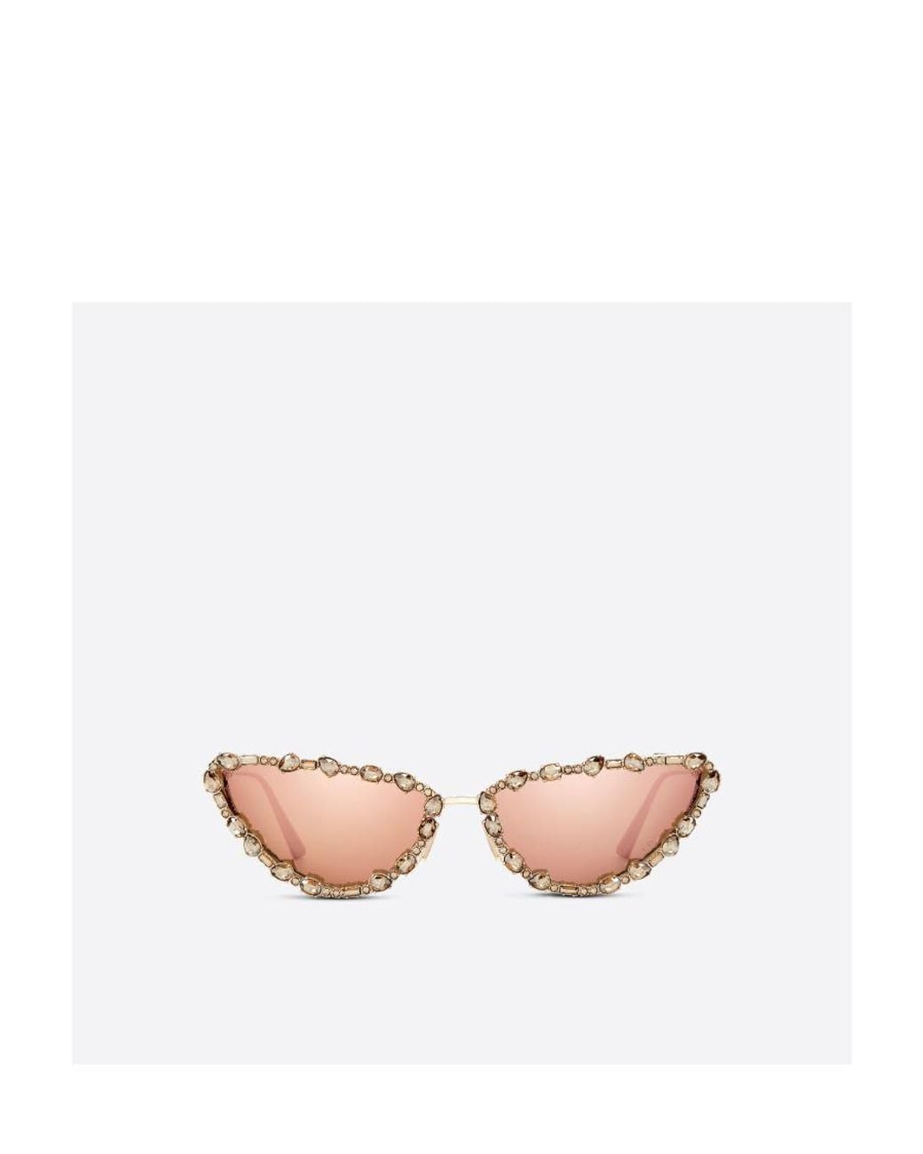 Dior White Eyewear Cat-Eye Sunglasses
