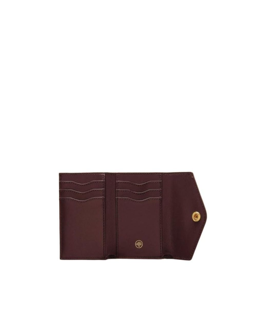 Mulberry Black Folded Multi-Card Wallet