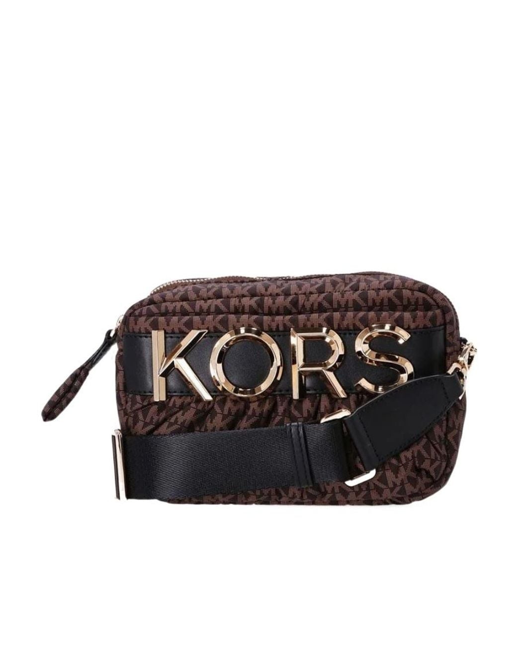 Michael Kors Black Logo-Plaque Crossbody Bag