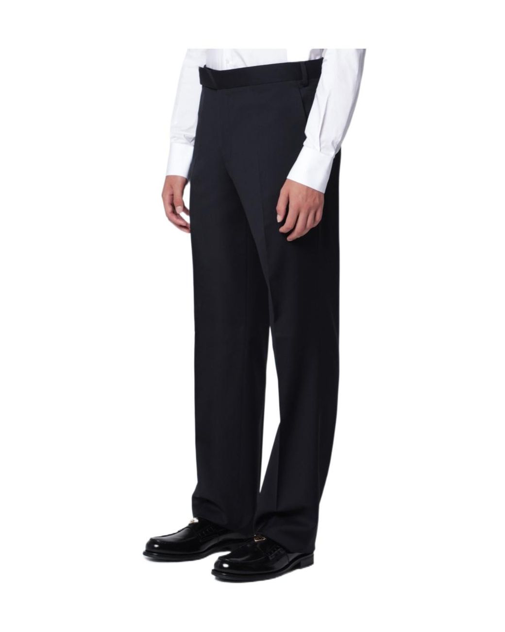 Lardini Black Paluka Tailored Pants for men