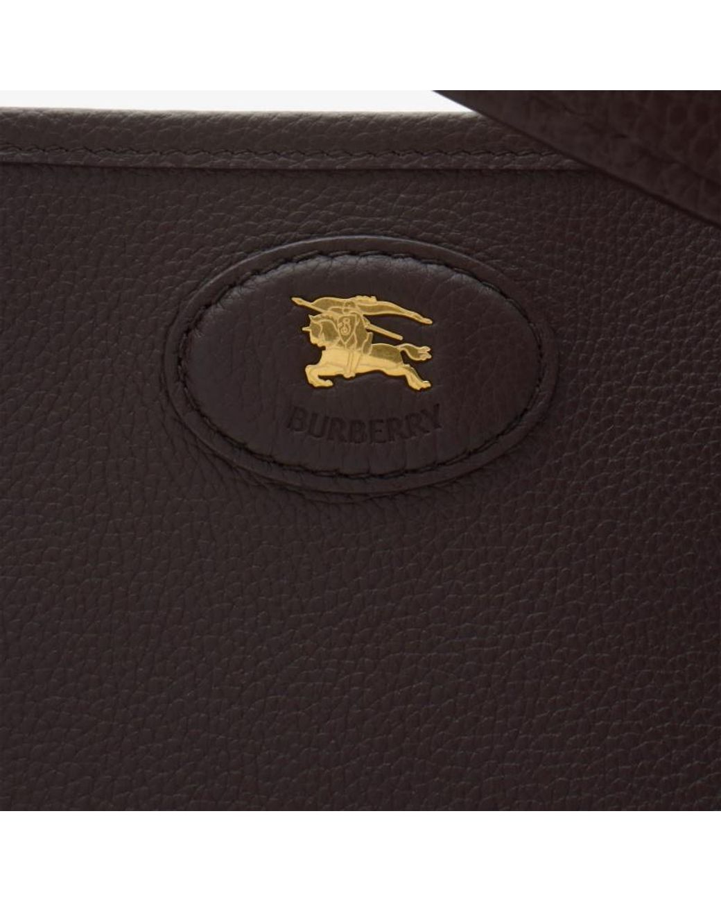 Burberry Brown Ekd Patch Checked Reversible Tote Bag for men