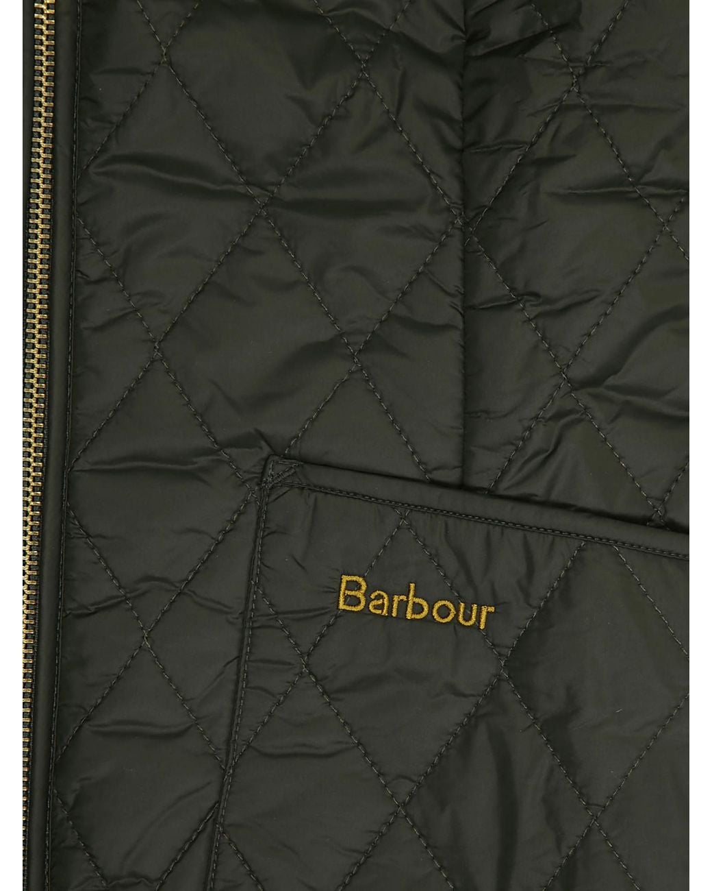 Barbour Green Zip-Up Reversible Gilet